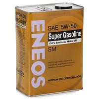 Масло моторное Eneos Super Gasoline SM 5W-50 100% Synthetic 4L