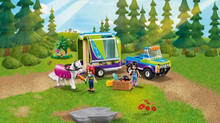 LEGO Friends 41371 Конструктор ЛЕГО Подружки Трейлер для лошадки Мии