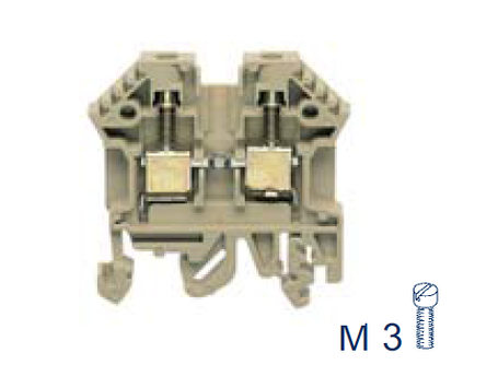 RK 2,5-4 BG Проходная клемма, Винтовое соединение, 4 mm², 800 V, 32 A, Conta Clip, фото 2