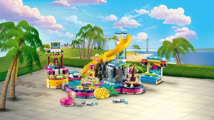 LEGO Friends 41374 Конструктор ЛЕГО Подружки Вечеринка Андреа у бассейна