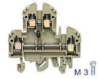 RKD 4/D2 BG Двухуровневая клемма с диодом, Винтовое соединение, 4 mm², 400 V, 10 A, Conta Clip