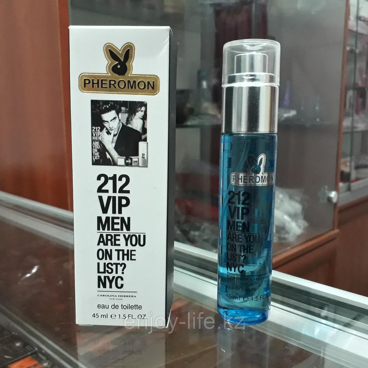 Мужские духи с феромонами Carolina Herrera 212 VIP men, 45ml.