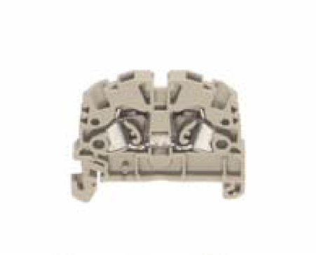 ZSRK 2,5/2A BG Проходная клемма, Натяжная пружина, 2,5 mm², 800 V, 24 A, Conta Clip, фото 2