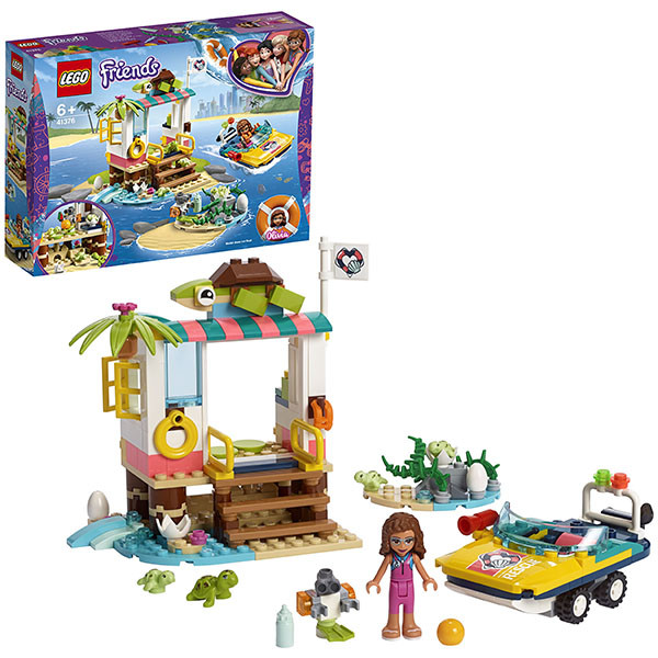 LEGO Friends 41376 Конструктор ЛЕГО Подружки Спасение черепах