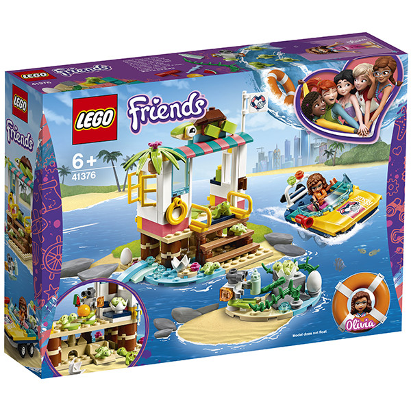 LEGO Friends 41376 Конструктор ЛЕГО Подружки Спасение черепах