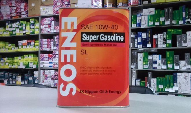 Моторное масло ENEOS SUPER GASOLINE SL Semi-Synthetic 10W-40 1L - фото 1 - id-p65438616