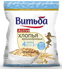 Хлопья Active Мультизерновые 4 злака