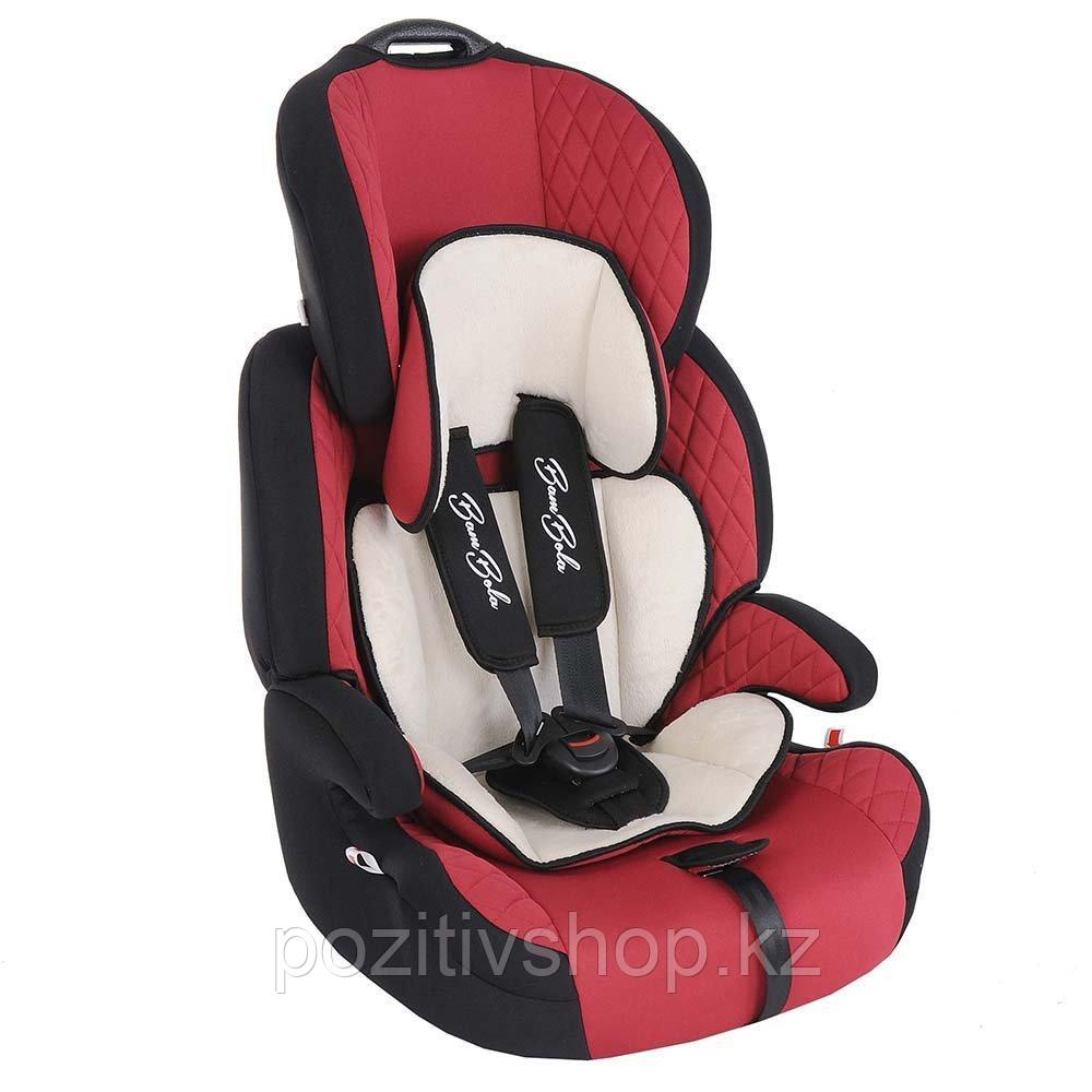 Автокресло Bambola Pinocchio Lux 9-36 кг Красный Марсала