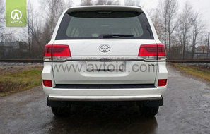 Защита заднего бампера, овальная для Toyota Land Cruiser 200 ( 2015-, фото 3