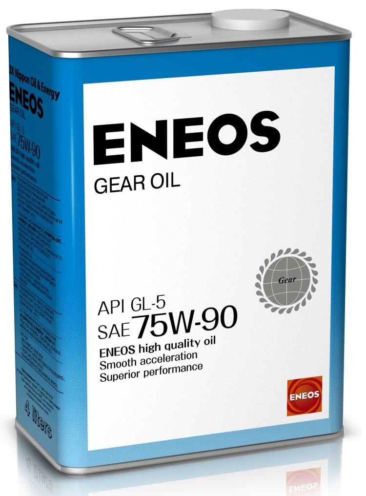 Трансмиссионное масло для МКПП ENEOS GEAR GL-5 75W90 4л - фото 1 - id-p65447449