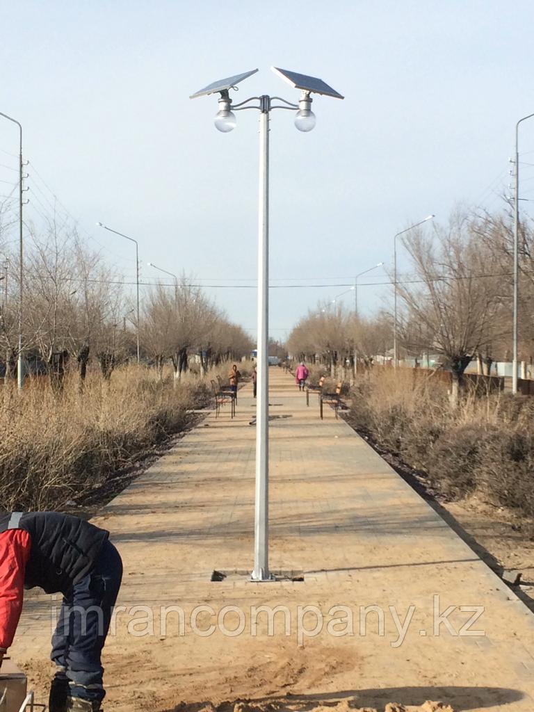 Парковый светильник на солнечных батареях