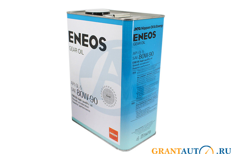 Трансмиссионное масло в МКПП ENEOS GEAR OIL SAE 80W-90 4L - фото 1 - id-p65447761