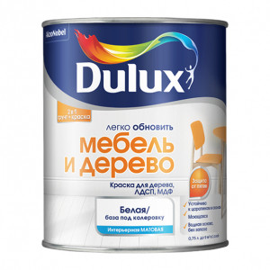 Краска Dulux Мебель и Дерево матовая BW