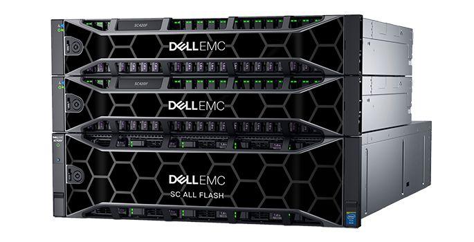 Полные флэш-массивы хранения данных Dell EMC SC