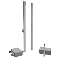 Мобильные стойки с механической лебедкой натяжения сетки