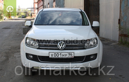 Защита переднего бампера, короткая круглая для VolksWagen Amarok( 2010-2016)