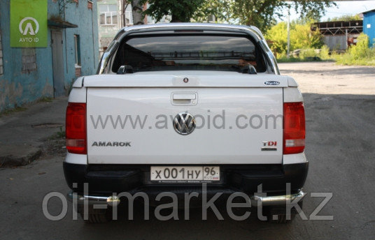 Защита заднего бампера уголки для VolksWagen Amarok( 2010-2016)