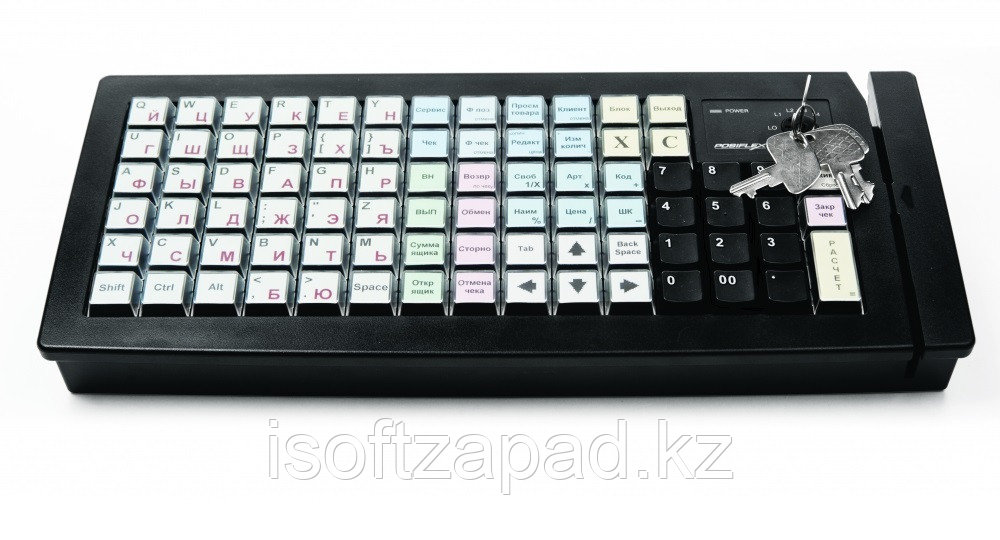 Клавиатура программируемая posiflex kb-6600-b