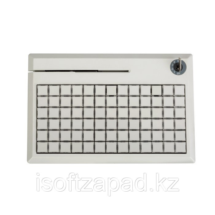 Программируемая POS-клавиатура NCR 5932-7XXX, PS/2 на 78 клавиш с ридером (3 дорожки), бежевая, черная