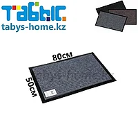 Грязезащитный влаговпитывающий ребристый коврик на порог на протекторе "Табыс" 50х80