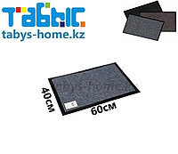 Грязезащитный влаговпитывающий ребристый коврик на порог на протекторе "Табыс" 40х60