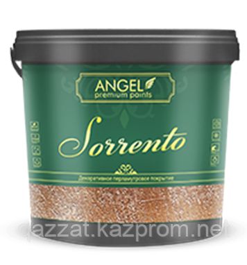 Декоративная  перламутровая краска "Angel Sorrento" 4,5 кг