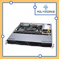 Сервер Supermicro CSE-813MFTQC-505/X11SCL-F/Xeon E-2236/16GB/2*1TB SATA/500W