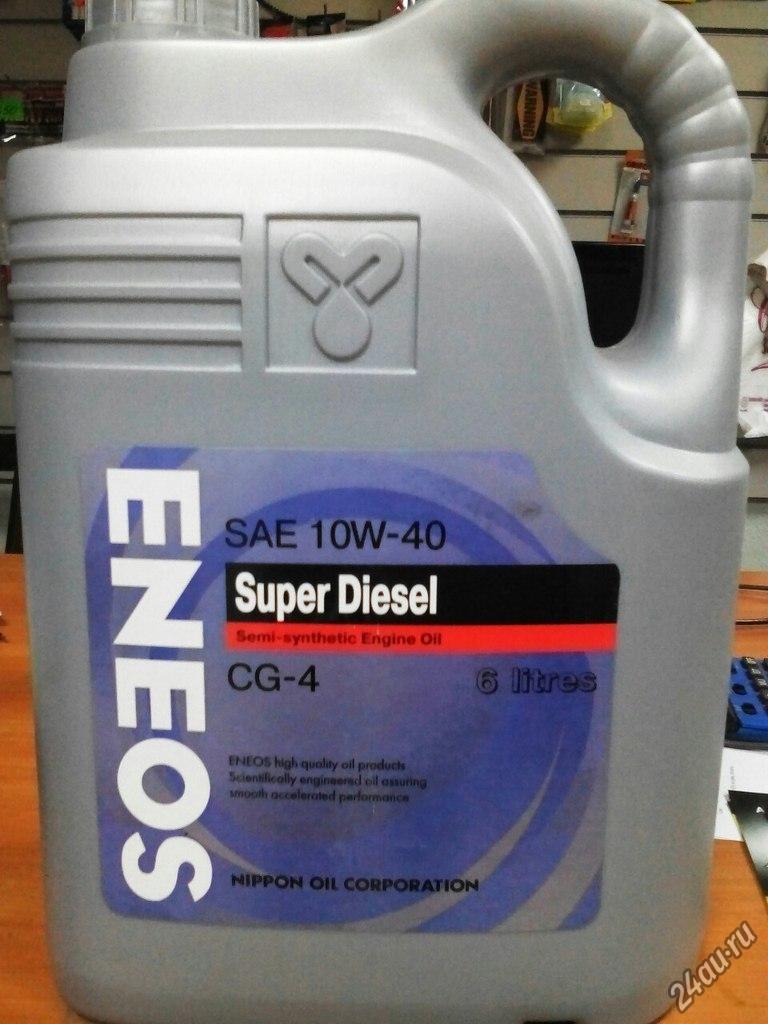 Моторное масло ENEOS SUPER DIESEL SEMI-SYNTHETIС 10W-40 6L