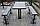 Металлические столы и лавки на кладбище, фото 6