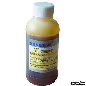 Чернила Hongsam DCTec Dye Yellow (Y) 200мл для HP DesignJet T120/T520/T790