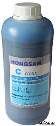 Чернила водорастворимые Hongsam DCTec Cyan для HP DesignJet T610/T790/T1100 1000мл