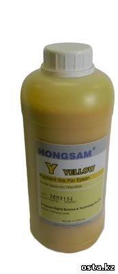 Чернила Hongsam DCtec для Epson SureColor SC-T3200/T5200/T7200 Pigment Yellow (Y) 1000мл