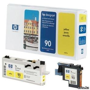 HP №90 Yellow Printhead and Printhead Cleaner C5057A for DesignJet 4000/4500