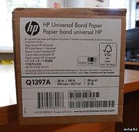 HP Q1397A Universal Inkjet Bond Paper 80 g/m2, 36"/914 mm x 45.7 m