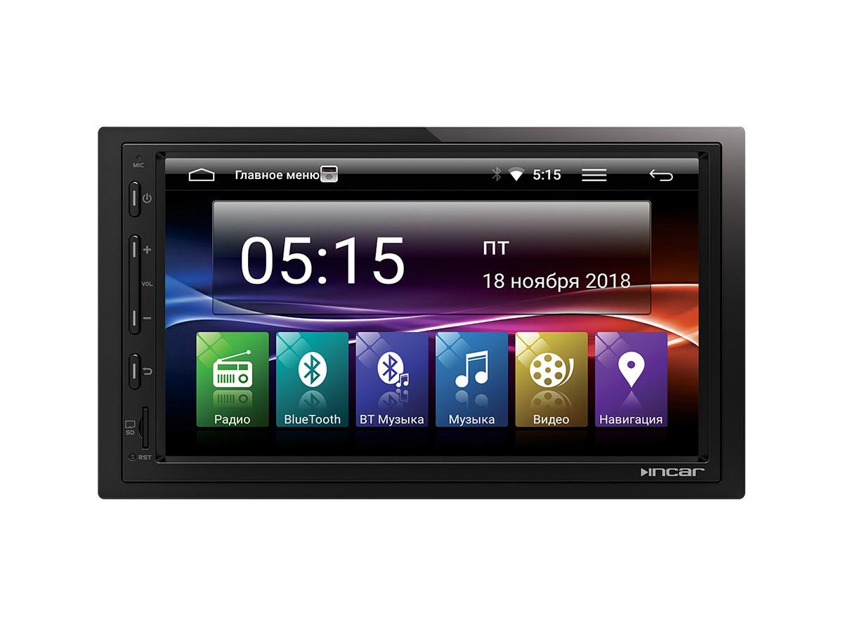 Универсальное головное устройство 2DIN Incar AHR-7480 Android 7.1