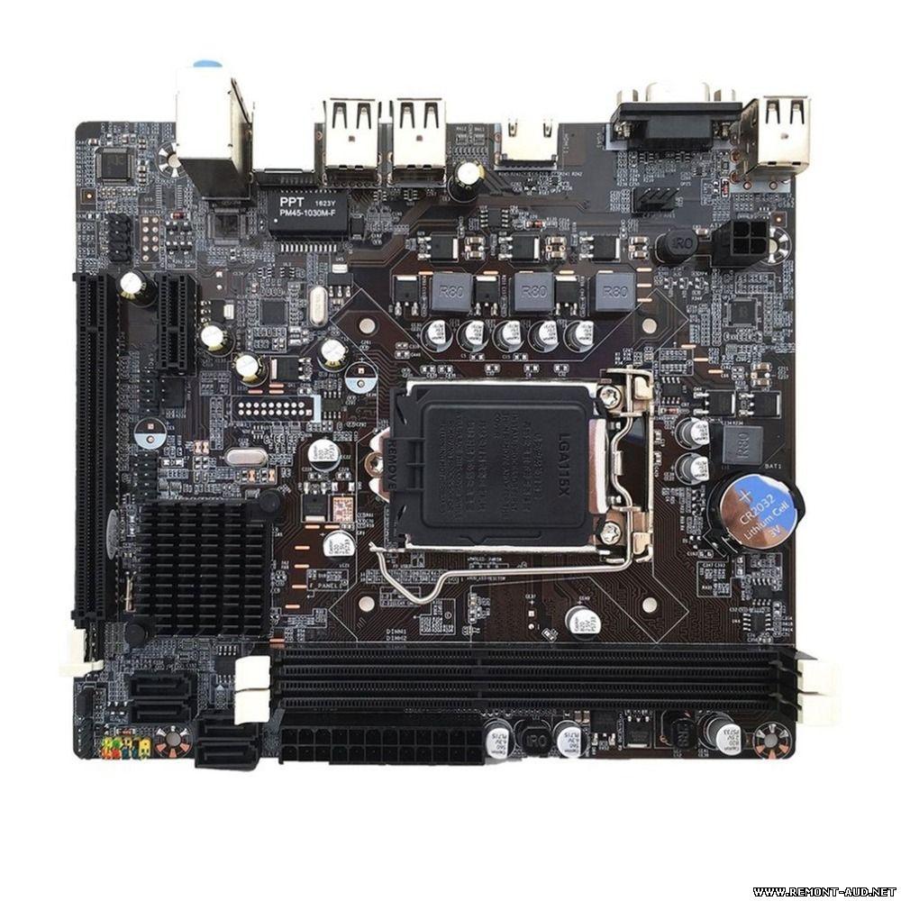 Материнская плата S1155, Intel H61M, PCI-Ex16