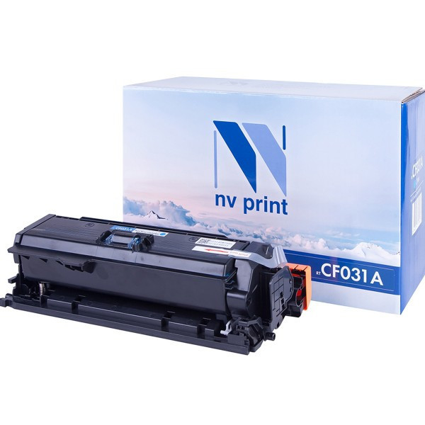 Картридж NVP совместимый HP CF031A Cyan для LaserJet Color CM4540 MFP/CM4540f MFP/CM4540fskm (12500k)