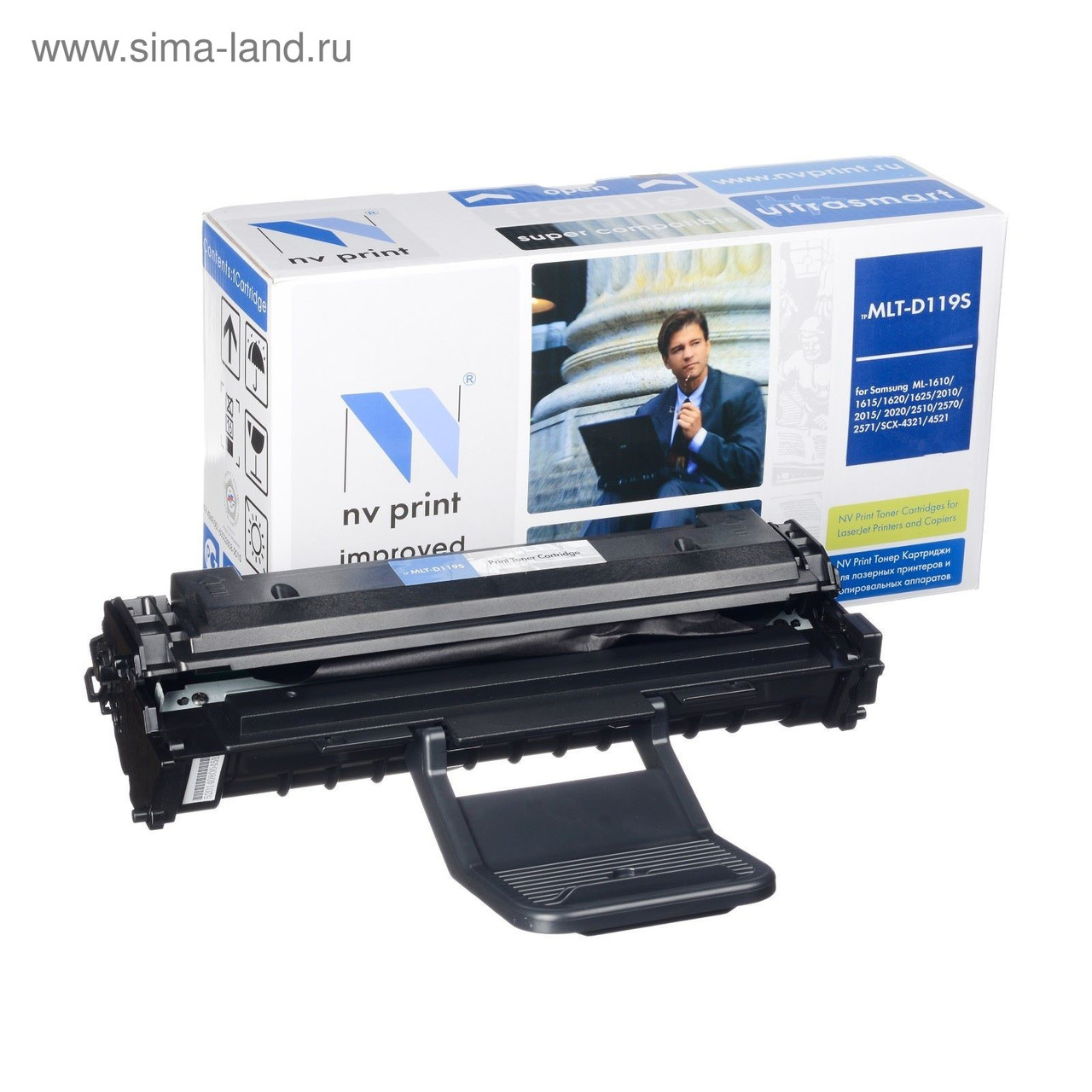 Картридж NVP совместимый Samsung MLT-D119S для ML-1610/2010/SCX-4321/4521 (2000k)