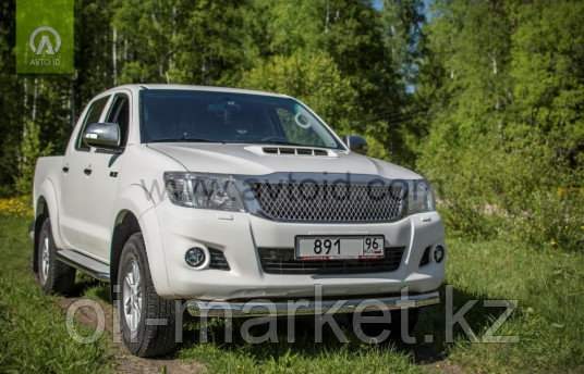 Защита переднего бампера, круглая для Toyota Hilux ( 2011-2014)