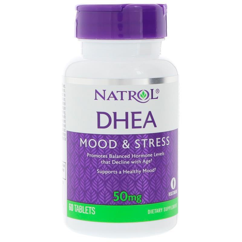 Natrol, DHEA, ДГЭА 50 мг, 60 таблеток