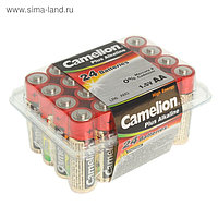 Батарейка алкалиновая Camelion Plus Alkaline, LR6-24BOX (LR6-PB24), 1.5В, бокс, 24 шт.