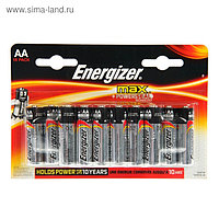 Батарейка алкалиновая Energizer Max +PowerSeal, AA, LR6-16BL, 1.5В, блистер, 16 шт.