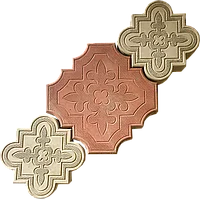 Бетонная брусчатка "Ромашка" Вибролитье, 50 мм