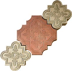 Бетонная брусчатка "Ромашка" Вибролитье, 50 мм