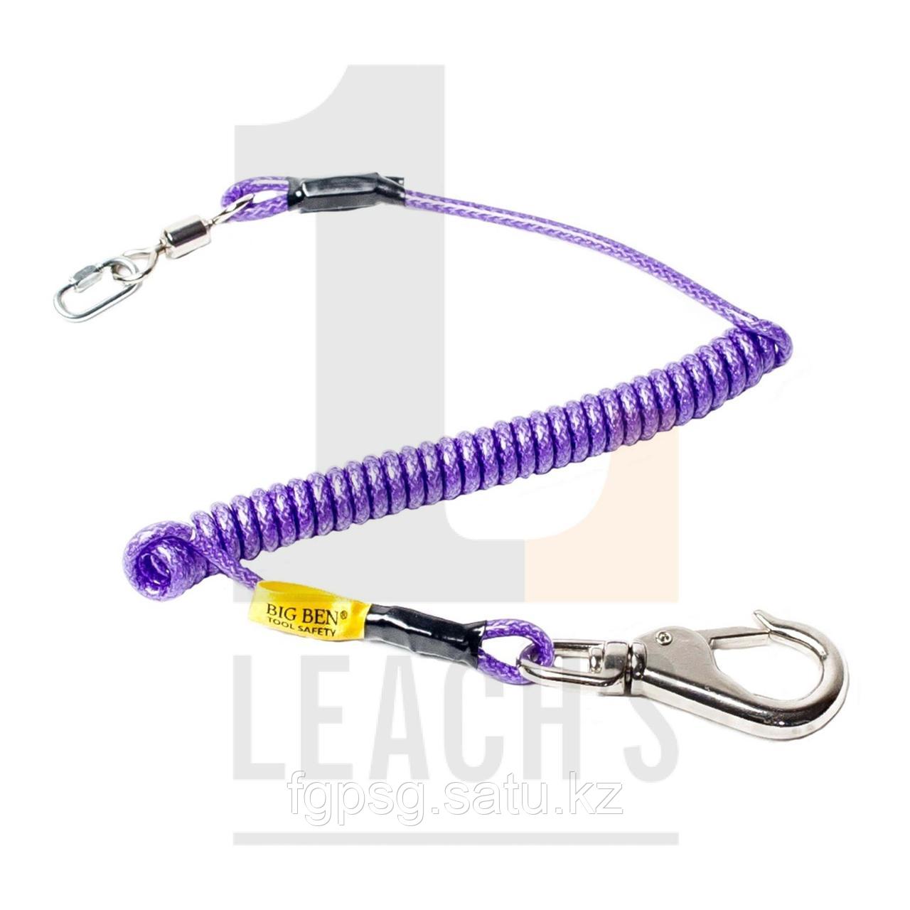 Tool Safety Rope with Spring Hook, Extra Heavy Duty Swivel / Шнур