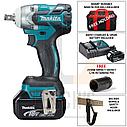 Makita Impact Wrench 18v 5Ah - KIT 2 - Li-ion Brushless, 1/2" Drive, c/w 2 Batteries & Charger / Makita Ударный гайковерт 18v 5Ah-KIT 2 - литий-ионный, фото 2