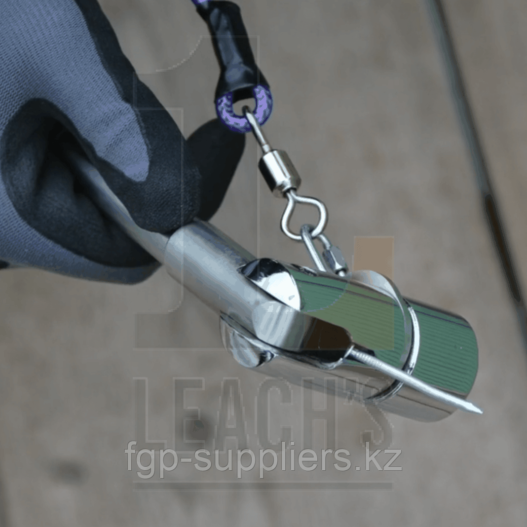 7/16" Safety Ring Box Nailspan c/w 2m Tether with Swivel Twistlock Carabina / 7/16" ключ с головкой-гвоздодером на кольце безопасности в/к 2м - фото 3 - id-p65537736