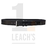 IMN Black Leather 2" Belt with chalk holder (Choose your length) / IMN черная кожа 2 " пояс с держателем мела (длина на выбор)