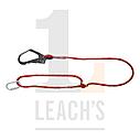 BIG BEN Adjustable Rope Restraint Lanyard c/w Scaffhook and Carabina / BIG BEN регулируемый веревочный страховочный строп в/к сонтажный карабин и, фото 2