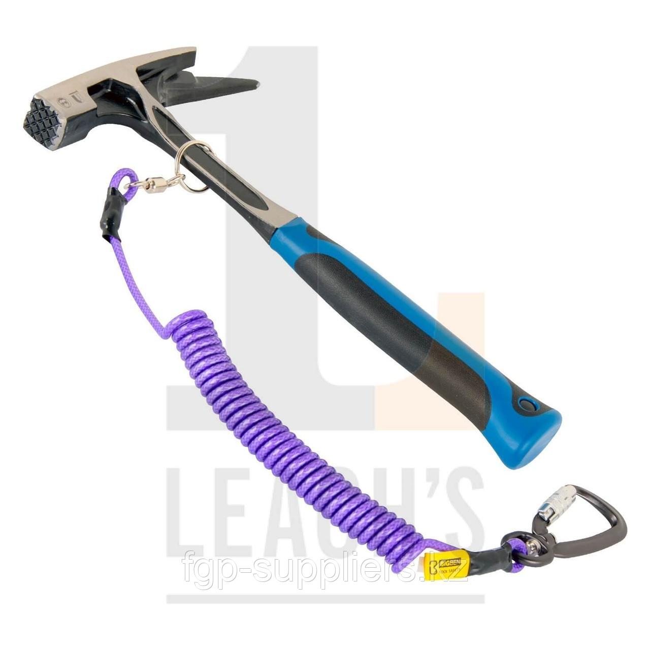 Roofing Pick Hammer, c/w BIG BEN Tool Safety Rope with Swivel Locking Carabina / Кровельный отбойный молоток, в/к BIG Ben шнур держатель инструментов - фото 1 - id-p65537903
